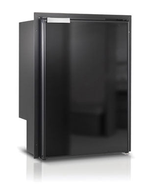 Vitrifrigo C51IBD3-F-1 - Front-Loading, Black Refrigerator w/Freezer Compartment, Adjustable Flange (Internal Cooling Unit) UL - DC ONLY