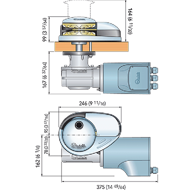 Prince DP3 Vertical Windlass