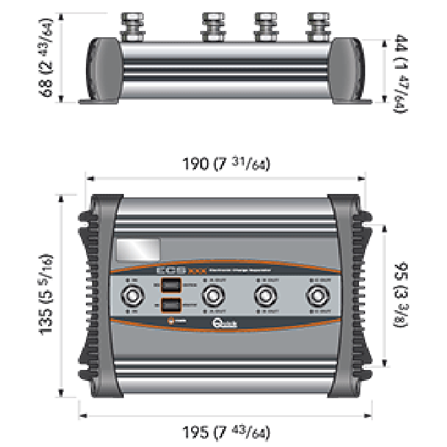 ECS electronic charge separator