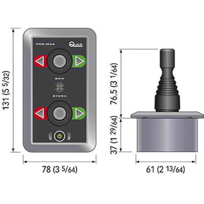 TCD 1044 Double Joystick Controller