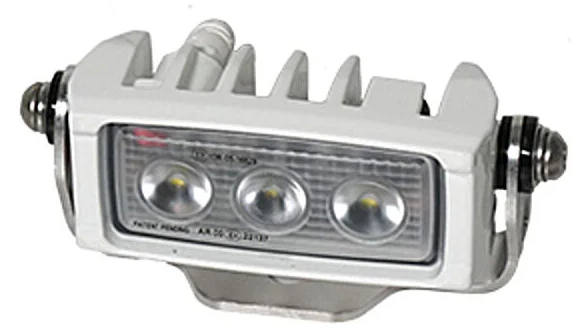 3-LED  White Marine Deck Light, 9-32VDC,