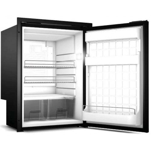Vitrifrigo C39IBP4-F-1 - Front-Loading, Black Refrigerator Only, Adjustable Flange (Internal Cooling Unit)