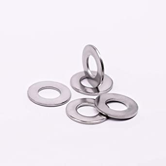 Standard Fasteners - 304 Stainless Steel Flat Washers , Part No. 1/4