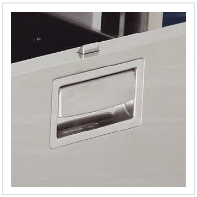 Vitrifrigo Stainless Steel Drawer Refrigerators and Freezers DW210IXP4-EF-2 Flush Flange