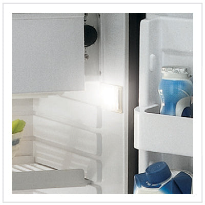 Vitrifrigo Front-Loading Stainless Steel Refrigerator w/freezer compartment C51IXD4-F-1 Flush Flange (internal cooling unit)