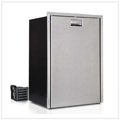 Vitrifrigo Front-Loading Stainless Steel Refrigerator w/freezer compartment C42RXD4-F-1 Flush Flange (external cooling unit)