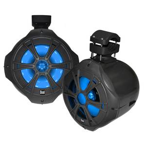 Dual 2-Way Wakeboard Tower Speakers with Blue illumiNITE™ LED Lighting - DMW807