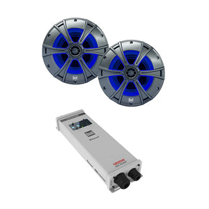 Dual Bluetooth Amplifier and illumiNITE™ Two-Speaker Package - MCP4165AL