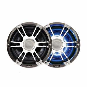 Fusion SG-CL77SPC Coaxial Signature Speakers Sport Chrome/Gray with LED - 010-01428-13