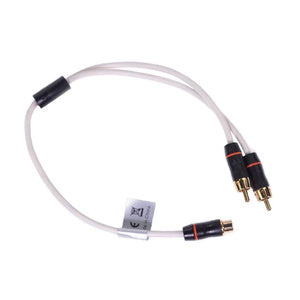 Fusion MS-RCAYM 1F to 2MRCA RCA Splitter Cable Female to Dual Male - 010-12621-00