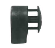 Ameritool - BALL STUDS, SOCKETS AND MOUNTING BRACKETS , Black End Cap, Part No. EFC10M