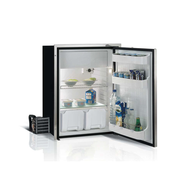Vitrifrigo Front-Loading Stainless Steel Refrigerator with Freezer Compartment C130RXD4-F-1 Flush Flange