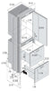 Vitrifrigo Stainless Steel Drawer Refrigerators and Freezer with Ice Maker DW360IXN1-EFIV-2 (SO)