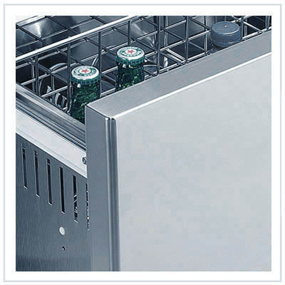 Vitrifrigo Stainless Steel Drawer Refrigerator and Freezer DW360IXD4-EFV-2 Flush Flange