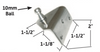 Ameritool - BALL STUDS, SOCKETS AND MOUNTING BRACKETS , Stainless Steel Angle Mounting Bracket , Part No. BR-213-32