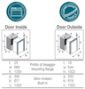 Vitrifrigo Stainless Steel Drawer Refrigerator and Freezer DW250IXN4-EXV-1 Adjustable Flange
