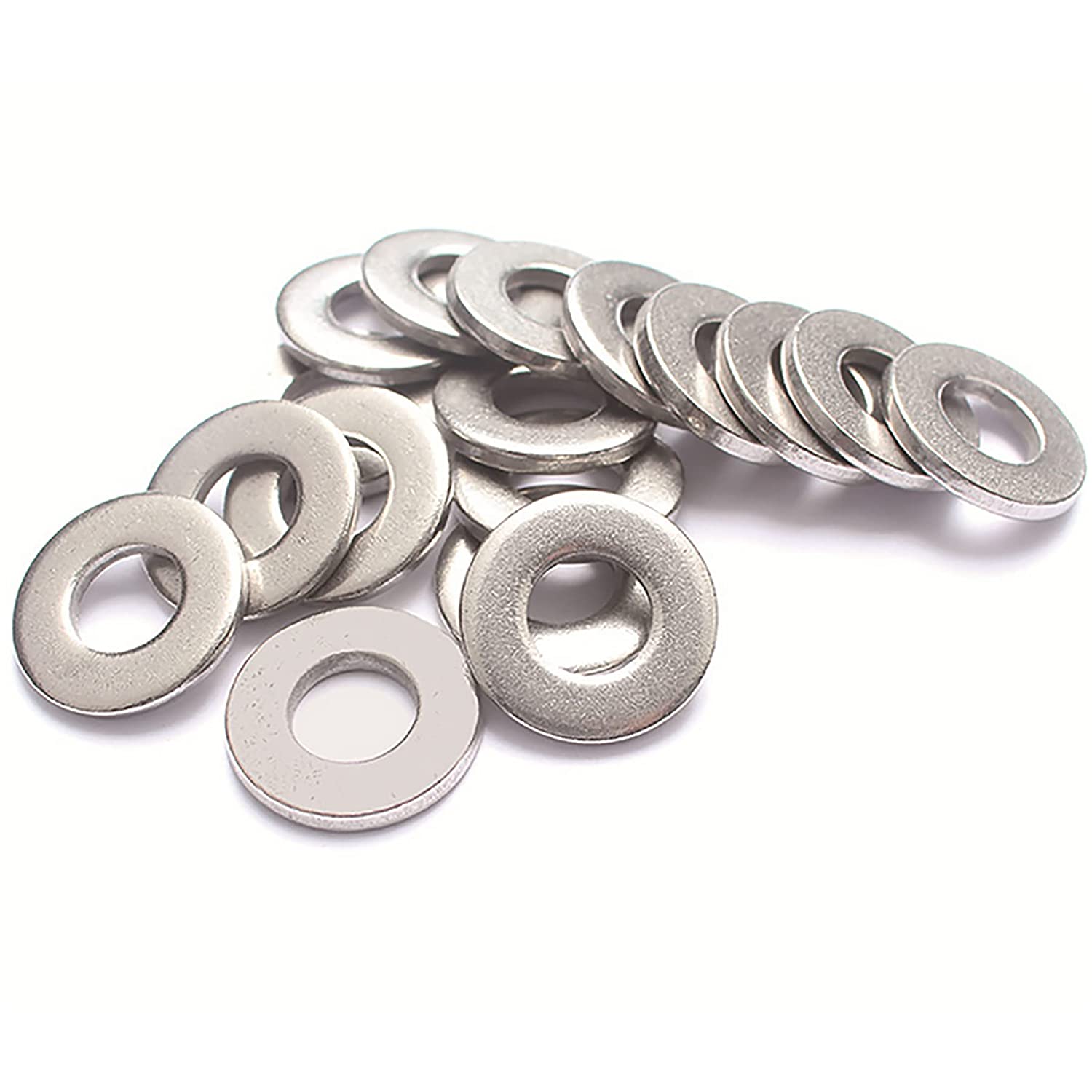Standard Fasteners - 304 Stainless Steel Flat Washers , Part No. 8