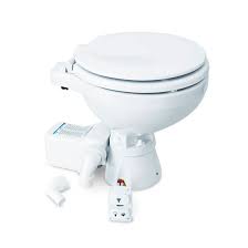 Albin - Compact Comfort Toilet, Part No. 07-02-006 - Single Operation Electric - 12 Volts - 26 Lb