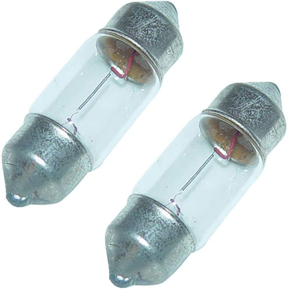 Aqua Signal - Series 25 - 12-Volt or 24-Volt Navigational Lights - Spare 12V, 10-Watt Festoon Bulb for 25 Series – Old Style