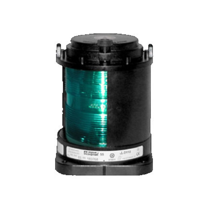 Aqua Signal - Series 55 - 12 ,- 24-, 32- or 120-Volt Navigation Lights / Starboard – Green