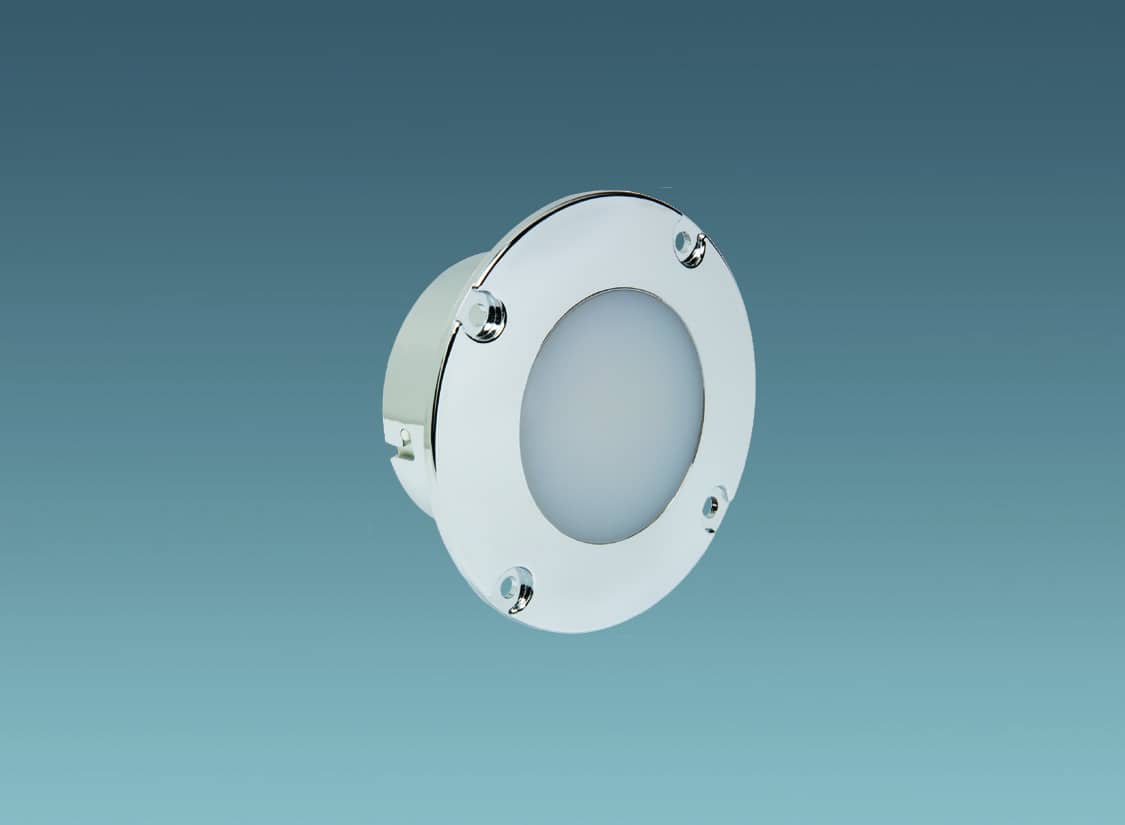 Barnegat Light Marine Products - Cockpit or Courtesy Lights, Part No. QL-CL-CH-LED-W