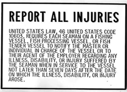 Bernard - Plaques, Part No. P230 - Description Report All Injuries