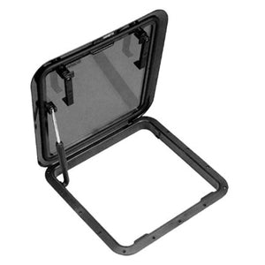 Bomar - Black Low-Profile Molded Polycarbonate Hatches, Part No. G910-1100