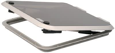 Bomar - Nibo Low-Profile Performance Hatches, Part No. N1070-10P - Clear Frame/Smoked Lens
