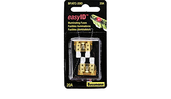 Bussmann - Easy IDTM ATC Fuses and Holder , Part No. BP/ATC-20ID