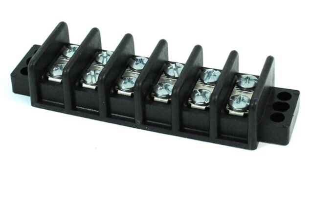 Bussmann - Junction Blocks, Part No. TB300-06B - 6 Gang Block