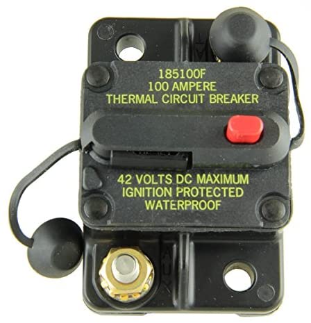 Bussmann - Series 180 Hi-Amp Reset Circuit Breakers; Part No. CB185-100 - 100Amps