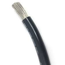 Cobra Wire & Cable - Marine Battery Cable , Part No. A2004T-07-100, Color Black, Gauge & Stranding 4(420/30)