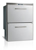 Vitrifrigo Stainless Steel Double Drawer Refrigerator Surface Flange DW180IXP4-ES-1