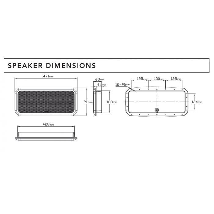 Fusion RV-FS402W Sound Panel