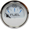Faria Beede - Chesapeake White Stainless Steel Gauges, Part No. GP9373/13801 - 2 - Inch - Fuel Level Gauge (E-1/2-F)