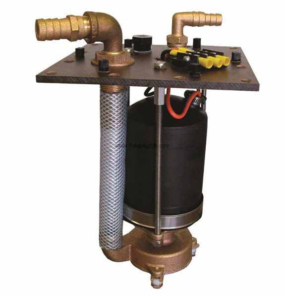 Groco - 12V Macerator Sewage Pump, Part No. 155-6110-12 - 12 DC - 17 GPM - 10"