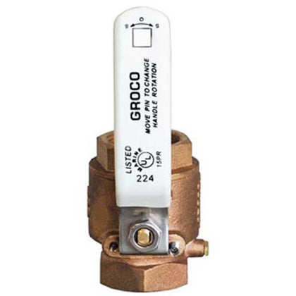 Groco - Bronze In-Line Full-Flow Ball Valves IBV Series, Part No. IBV-2000 - 2