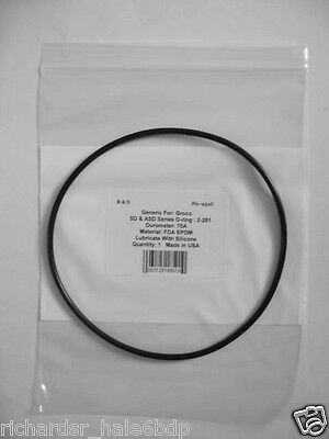 Groco - Cover O-Ring 5-3/8" Fits SD Series, Part No. 2-251