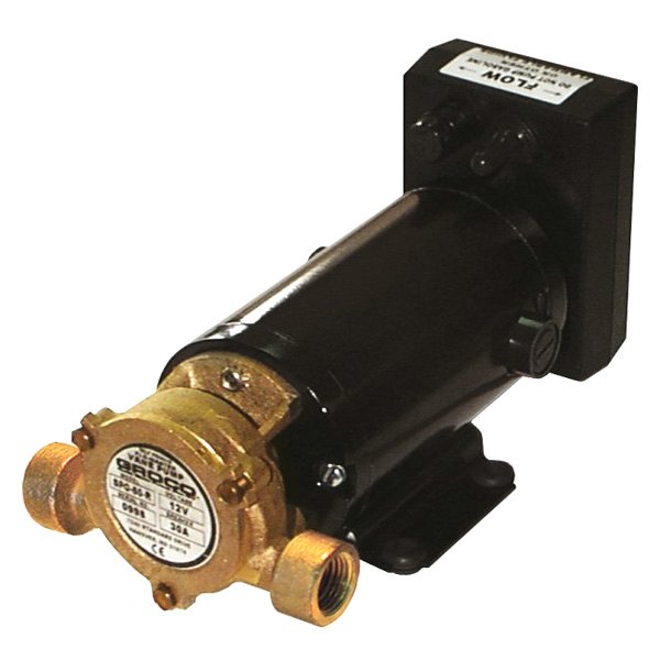 Groco - Diesel Fuel And Oil Transfer Pump Reversible, Part No. SPO-60-R24V - Volt 24 - GPM Water/Oil 7/4.5 - Amps Water/Oil 5/8