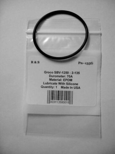 Groco - O-Ring Fits SBV-1250, Part No. 2-135