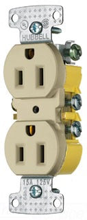 Hubbell - Duplex Electrical Receptacles , Part No. RR15I