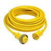 Hubbell - Pre-Wired Cable Sets 30A 125V AC or DC, Part No. HBL61CM08LED - 50 Ft. Yellow