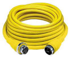 Hubbell - Pre-Wired Cable Sets 30A 125V AC or DC, Part No. HBL61CM43 - 300 Ft. Yellow
