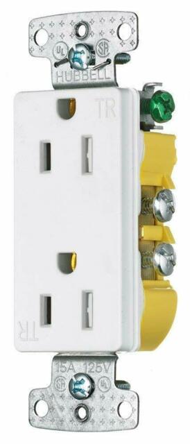 Hubbell - Decorator Style Duplex Receptacle
