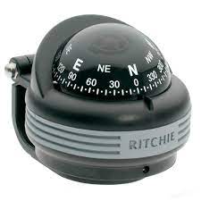 Ritchie - TR-31 Trek Bracket-Mount Compass , Part No TR-31, Color Black