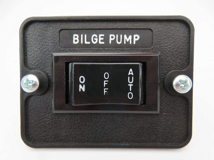 Jabsco - Bilge Pump Switch, Part No. 44960-0000 - Description 3-Pos. On-Off-Auto