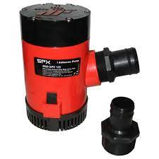 Johnson Pump - Heavy-Duty High-Capacity Bilge Pumps, Part No. 40084 - Volts 24 DC - Amps 7-1/2 - GPH 4000