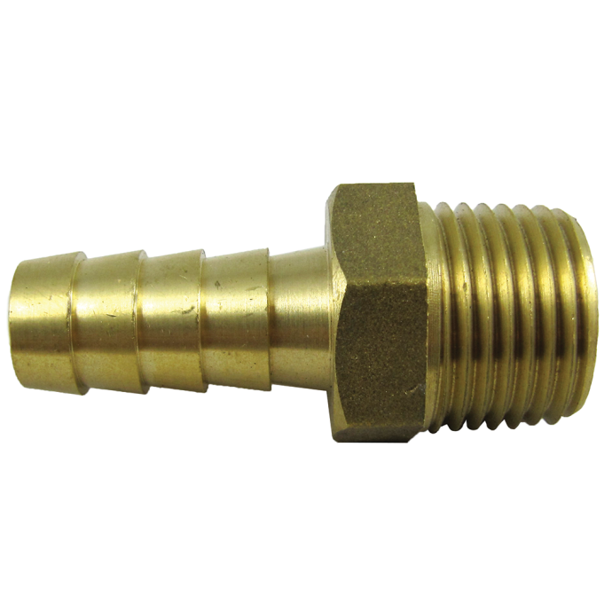 Marine Hardware - Straight Pipe to Hose Adapters, Part No. PTHAS-0.50X0.50 - Size 1/2