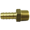 Marine Hardware - Straight Pipe to Hose Adapters, Part No. PTHAS-0.50X0.50 - Size 1/2"