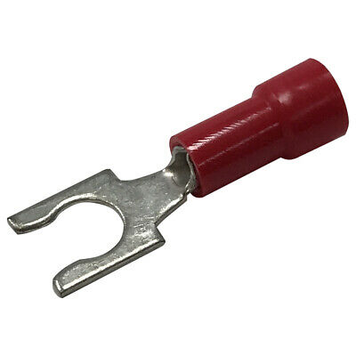 Mize Wire - Vinyl Insulated Spade Style Terminals , Part No. FESR6 , Color: Red